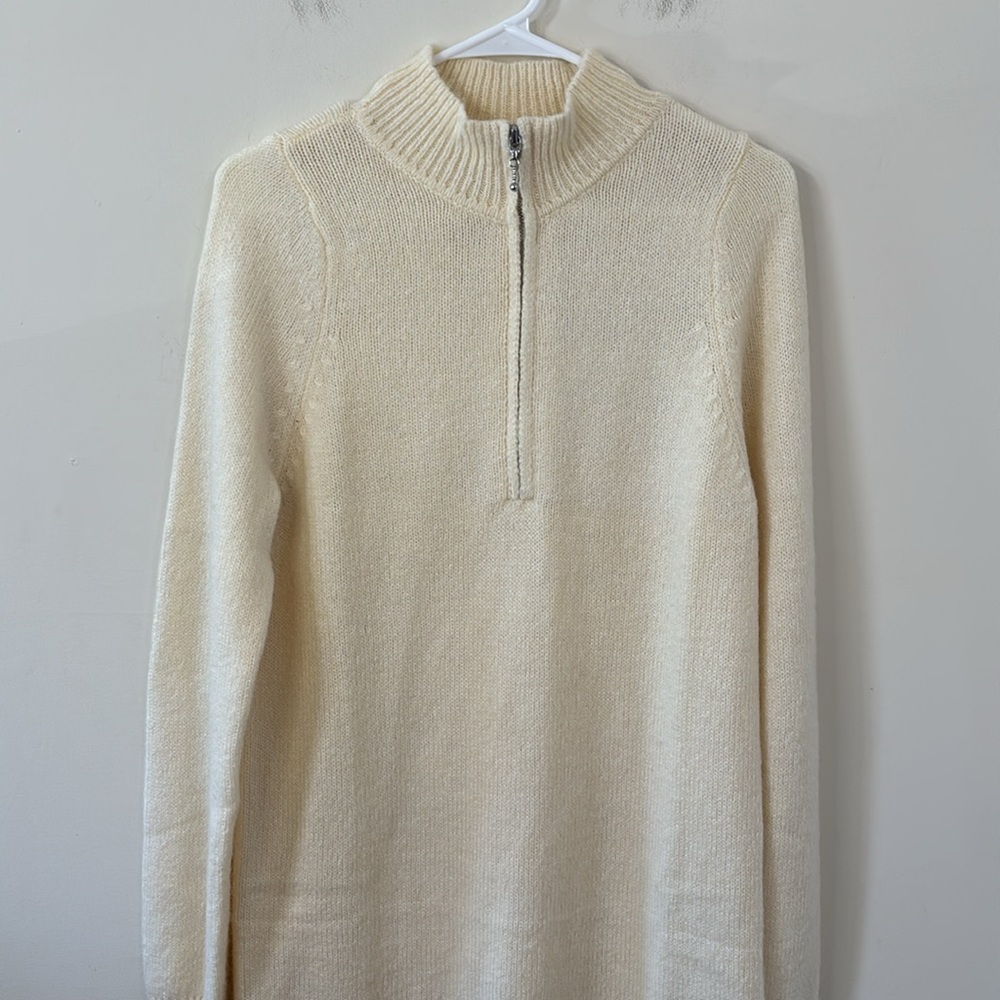 NWOT Lovers & Friends Anthea Sweater Dress Ivory Size Large - Picture 3 of 10